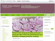 Tablet Screenshot of daugiametes.lt